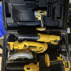 18 Volt Cordless Dewalt Kit 