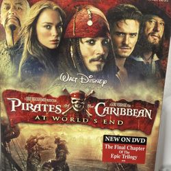 Pirates Of The Caribbean DVD 