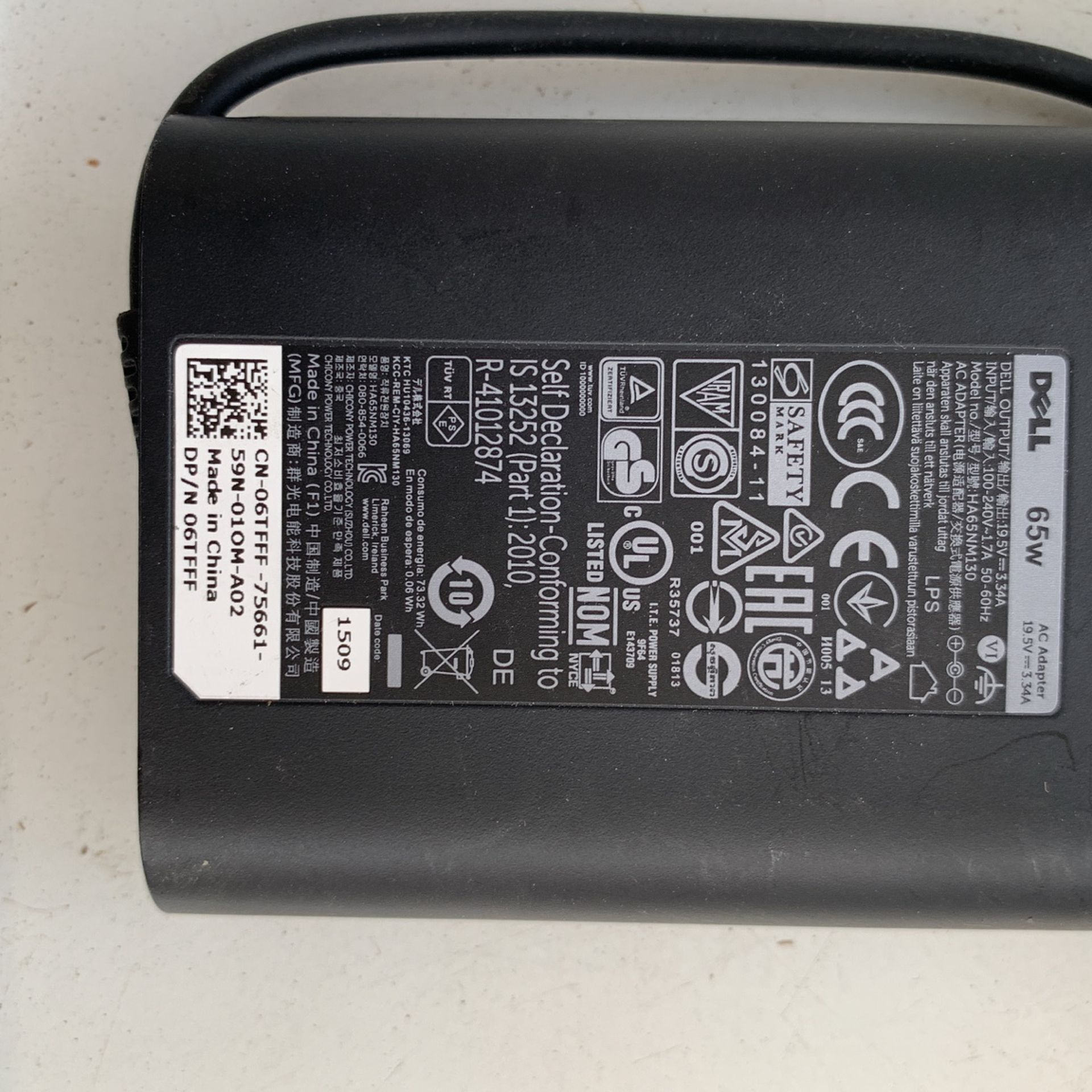 New Genuine Laptop Charger 65W
