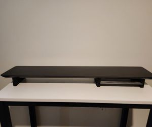 Black Monitor Stand/Desk Shelf