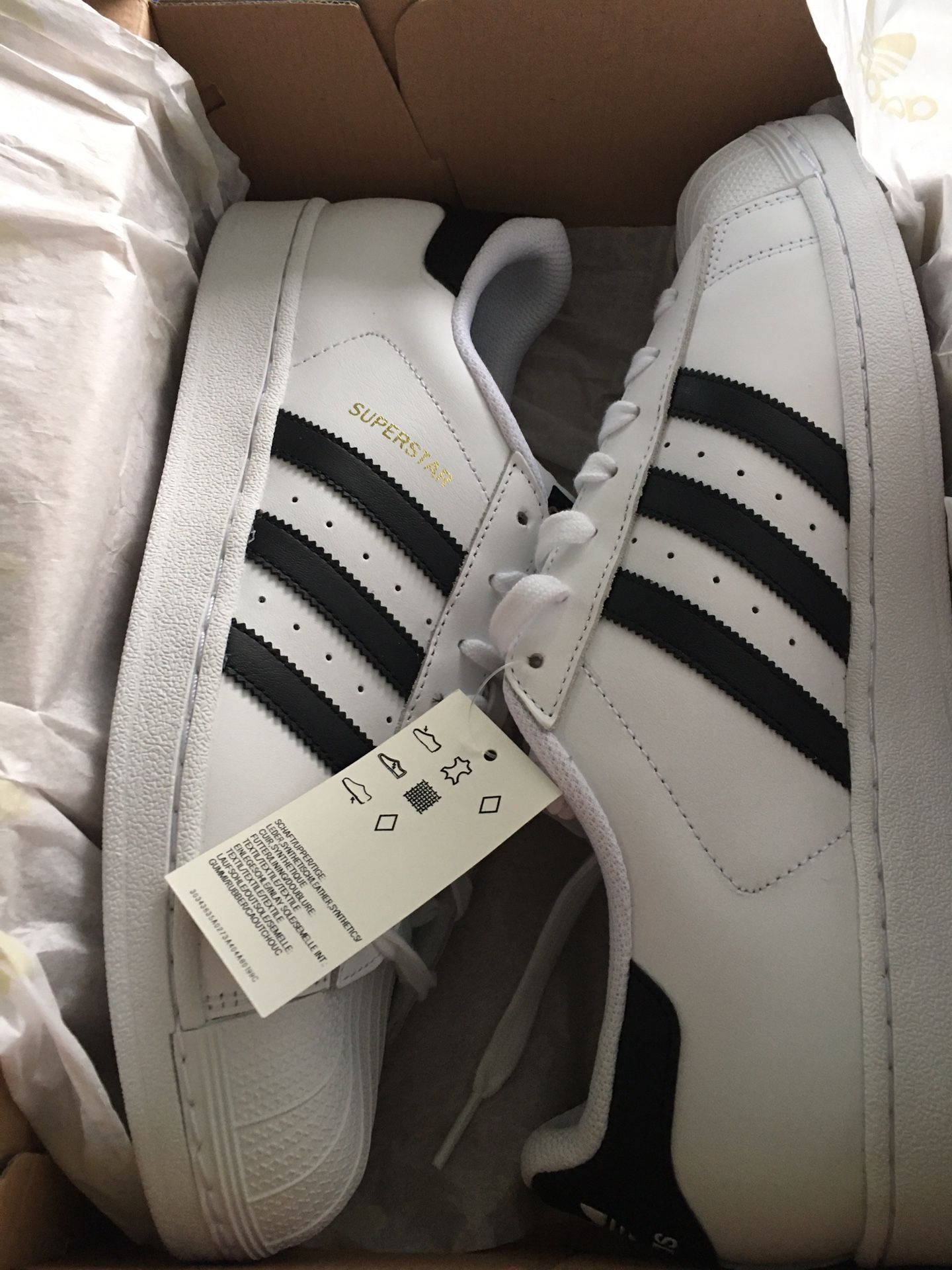 Superstar Adidas. Size 12