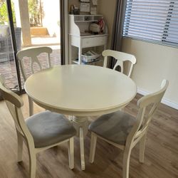 42” Kitchen Table With 4 Chairs