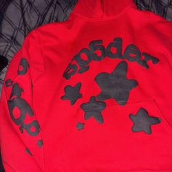 Sp5der Hoodie Red