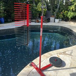 Tandem Sport Vertical Challenger - Vertical Jump Measurement Tool for Volleyball, Basketball - Stand-Alone Jump Measurement Tester Training Aid - Voll