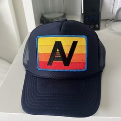 Aviator Nation LOGO RAINBOW VINTAGE TRUCKER HAT