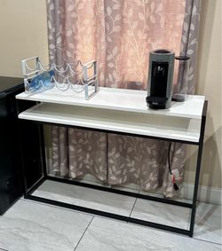 Shelve table (real wood and metal)
