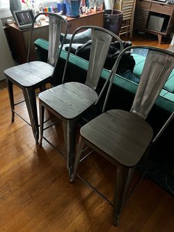 set of 3 dining chairs