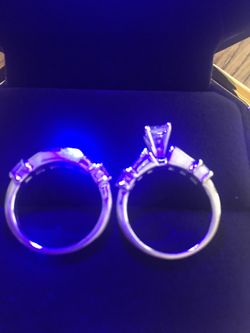 Beautiful Over 2 Carats Real diamonds From Zales, Princess And Baguettes Rarely Worn.