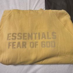 Fear Of God Essentials Hoodie - Light Tuscan
