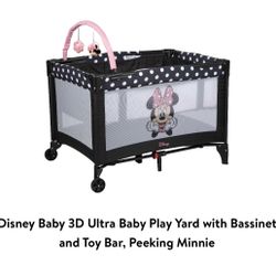 Baby Crib Minne Mouse 