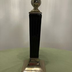  Candle Holder, Black, And Gold