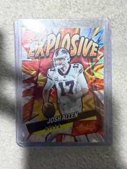 2022 panini absolute Josh allen explosive case hit