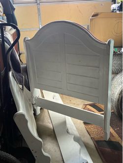 Real wood twin bed frame