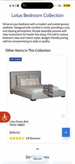 Queen set bedroom