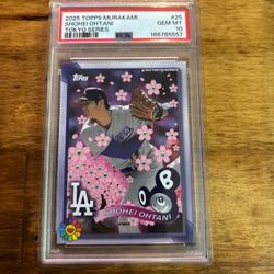 2025 Topps Murakami Shohei Ohtani Tokyo Series PSA 10