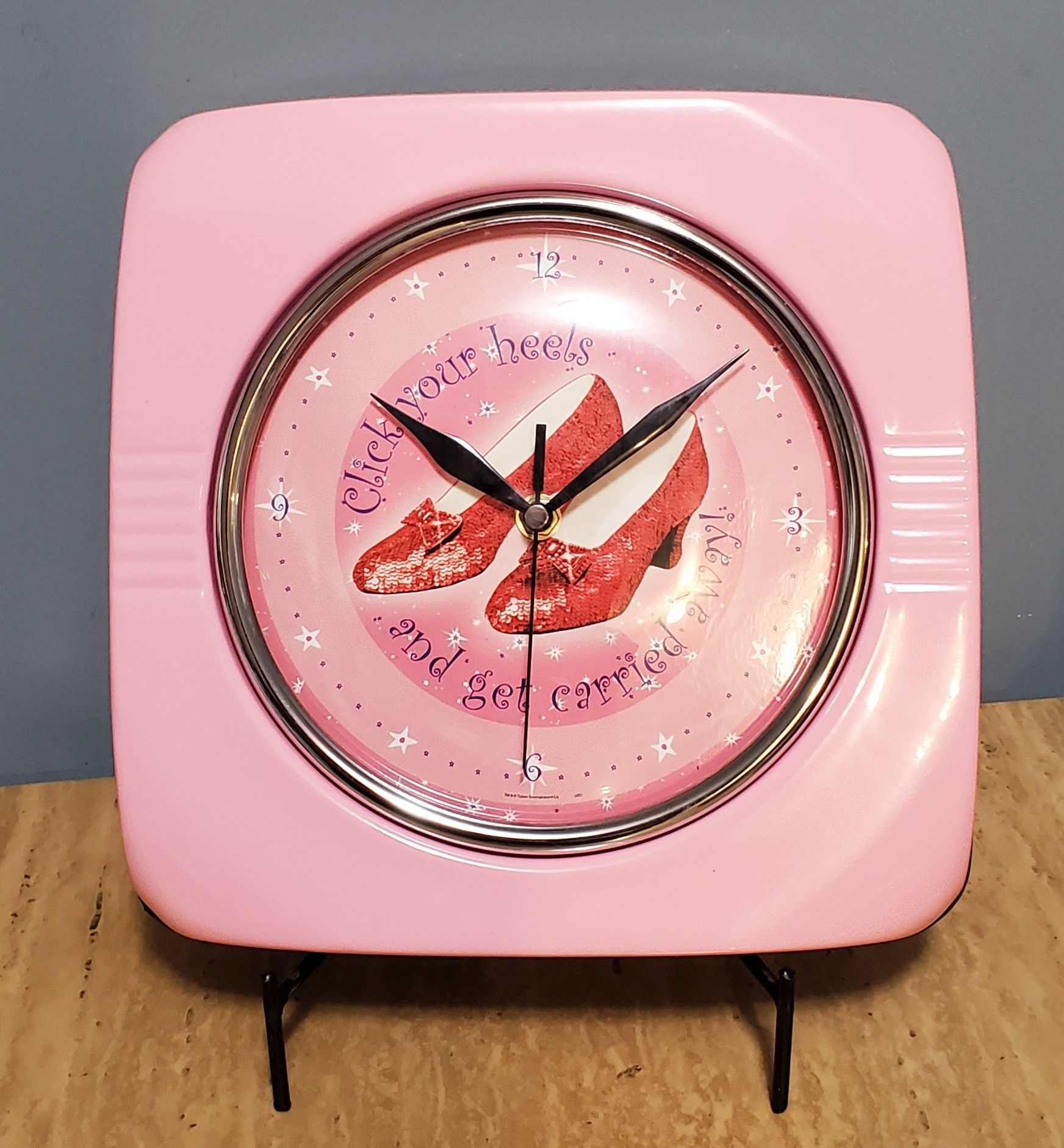 The Wizard of Oz Vintage Wall Clock "Click Your Heels" - Very RARE!