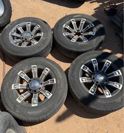 20x9 metal mulisha 6 lug wheels