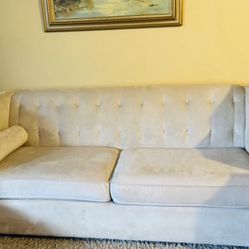 Selling Couch Set (velvet Like Fabric)