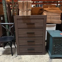 MEGA SALE! Grey 4 Drawer Hi-Chest - Wellington ( 50% OFF)