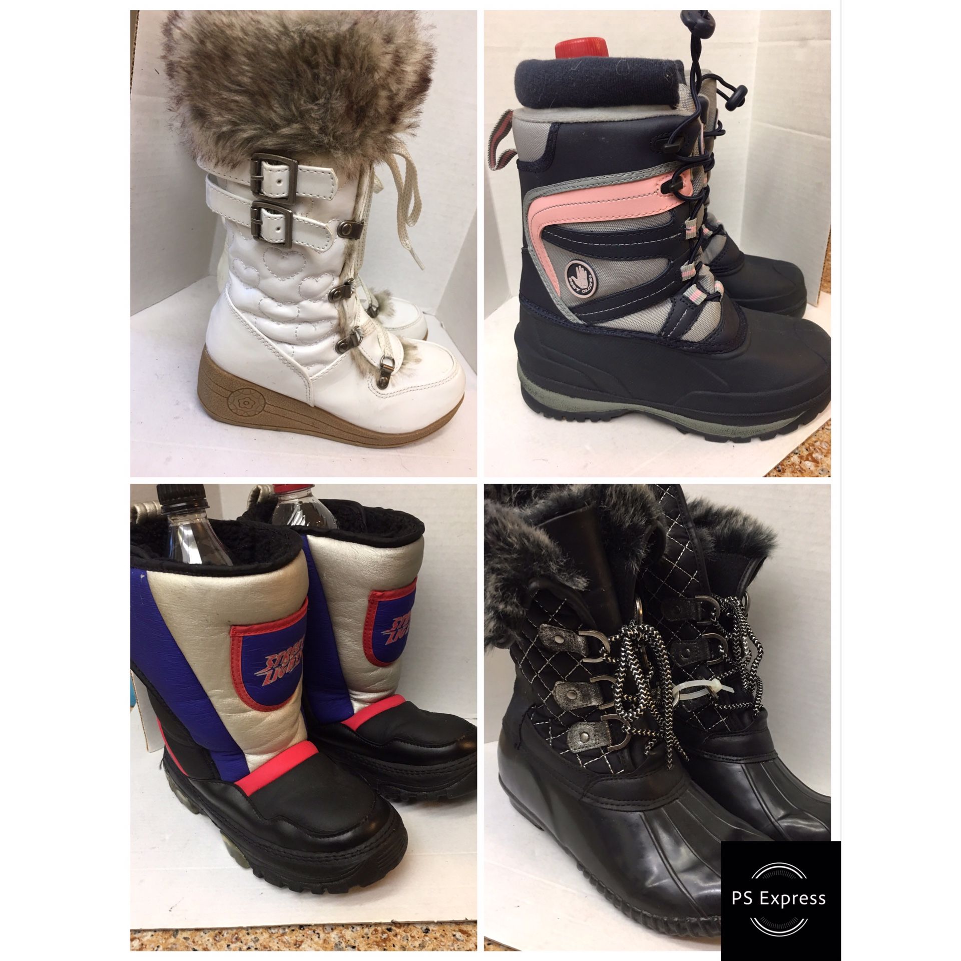 Girl winter snow boots