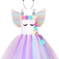 Unicorn 🦄 Tutu Dress Size 4t