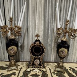 Antique Candle Set $150