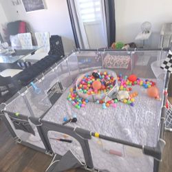 Large Playpen for Babies and Toddlers
