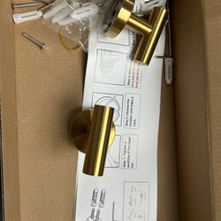 Gold Shower Towel Hangers