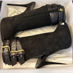 Sexy 😍Giuseppe Zanotti  Peep Toe Boot Heels Women’s Size 38