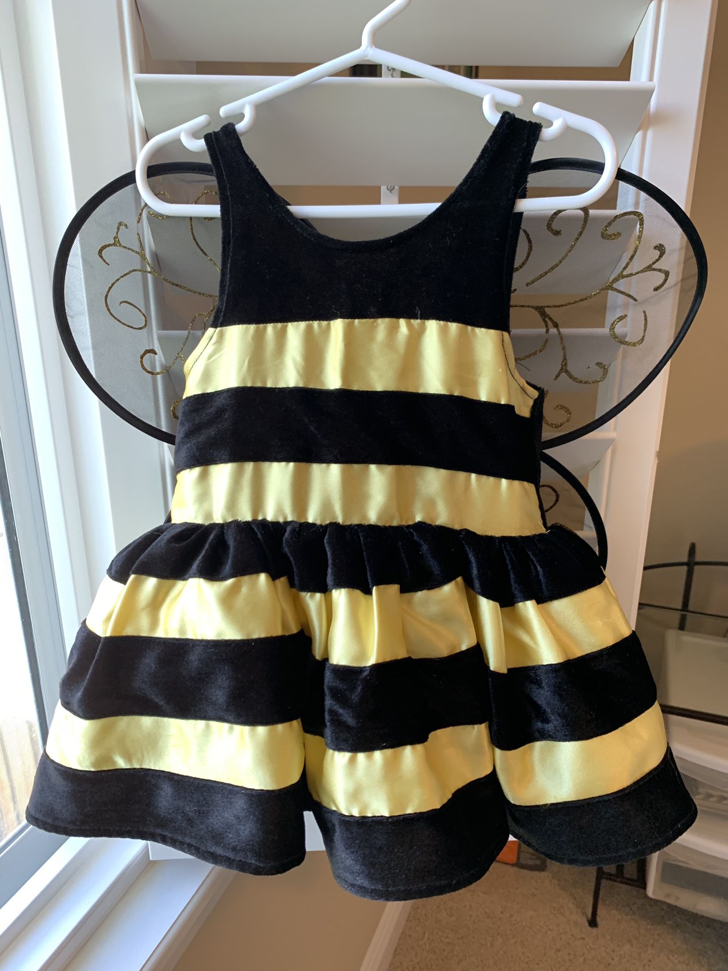 Size 2T girls bumblebee costume, great for dress up or Halloween
