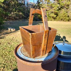 Antique Chinese Grain Bucket 