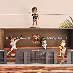San Diego Padres Bobblehead Dugout 