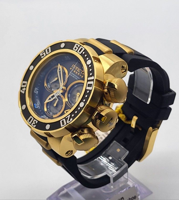 Invicta - Reserve Diver, Gold Chronograph Men's Quartz Watch - 21642