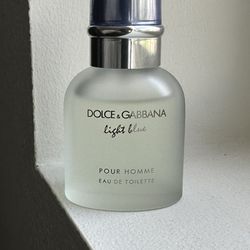 Dolce & Gabbana Light Blue Pour Homme 1.3 Oz (95% Full)
