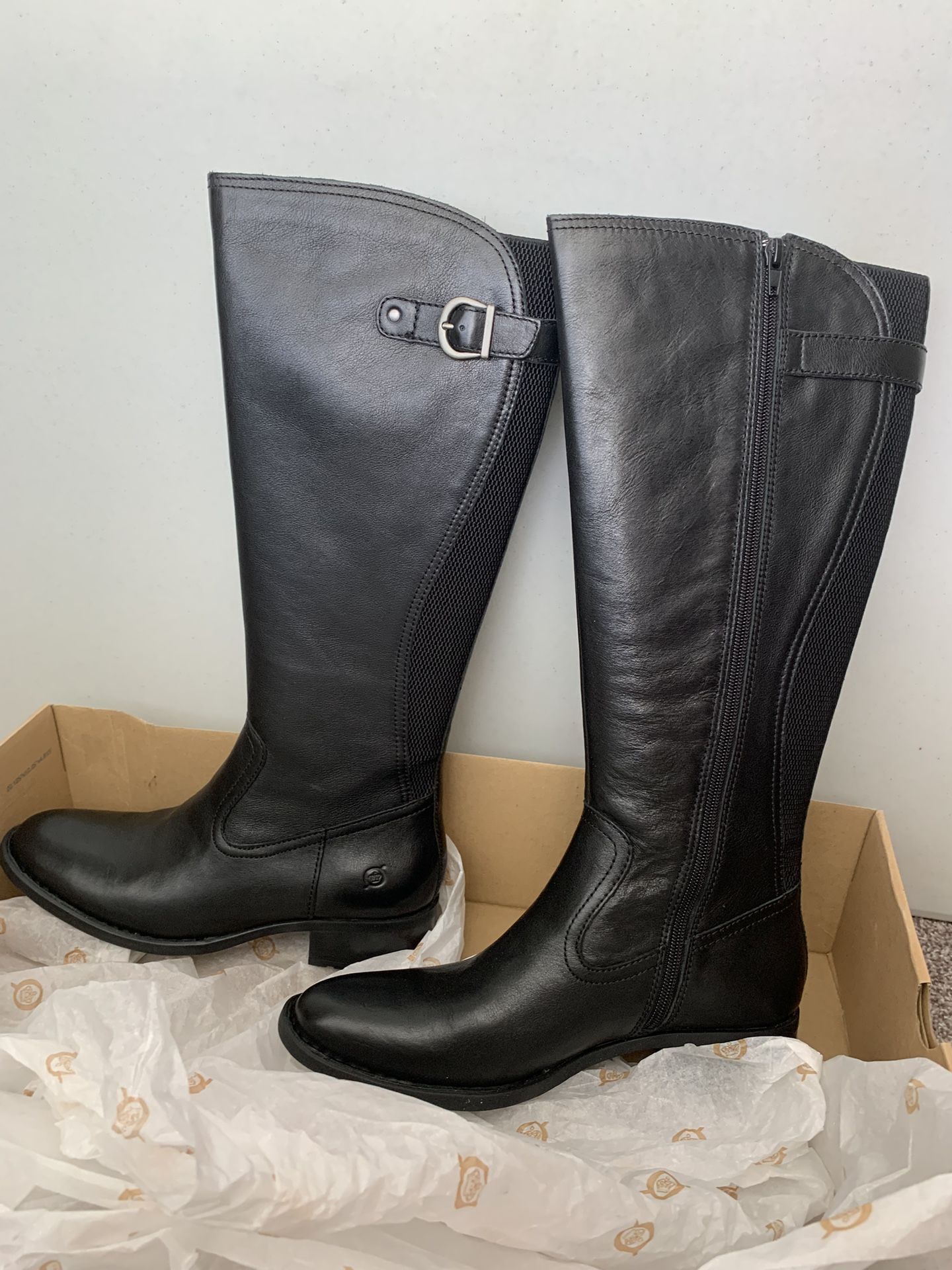 Børn Carran Riding Boots, Black, Women’s Size 9.5