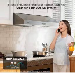 36 in. 600 CFM Ducted Under Cabinet Range Hood in Stainless Steel with Metal Filters