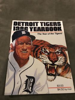 1986 Detroit Tigers Yearbook