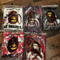 Bape Size M and XL