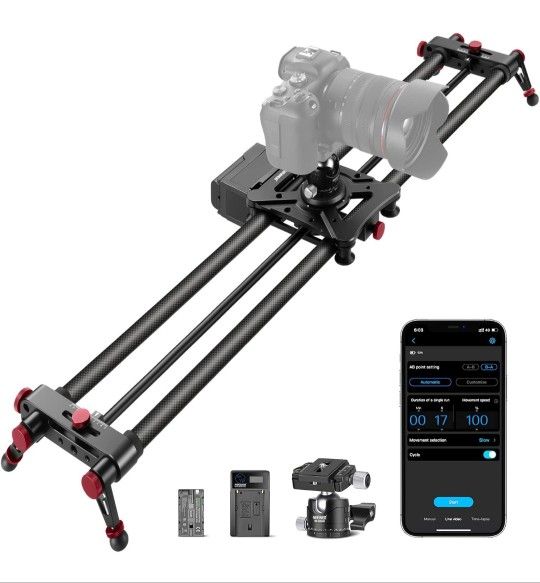 NEEWER 31.5"/80cm Motorized Camera Slider