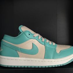 Nike Air Jordan 1 Low Tropical Teal Women's Size 6/4.5 Youth