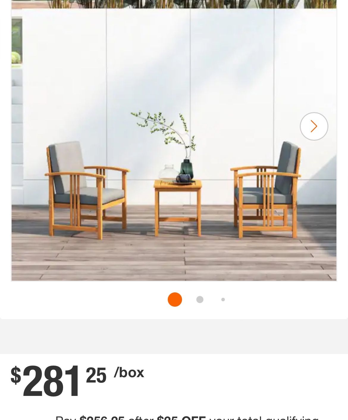 Outdoor 3pcs Furniture 