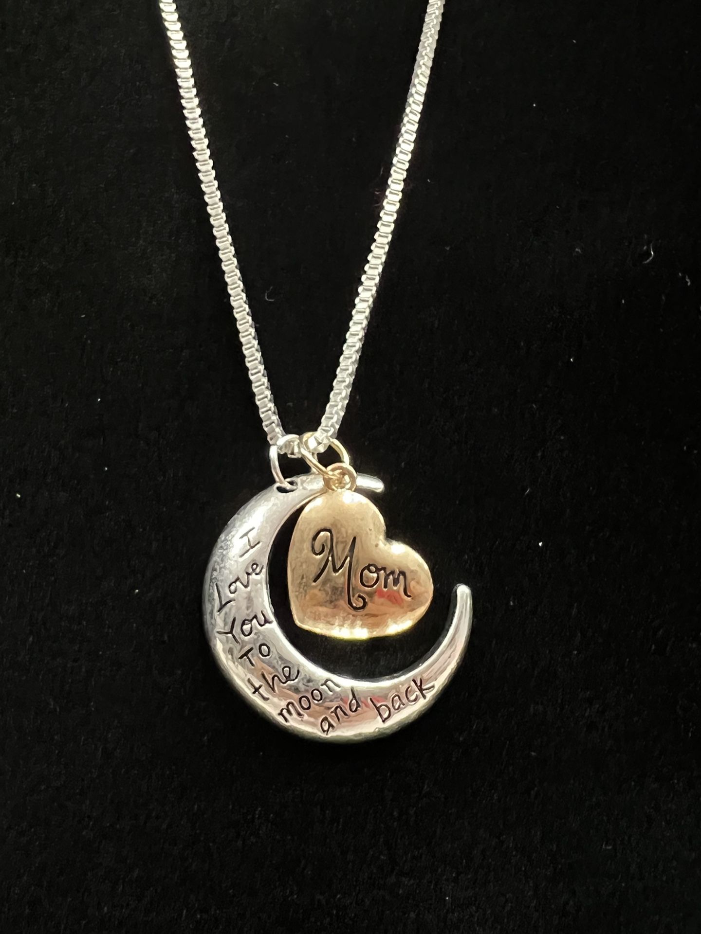Mothers Day Gift :I Love You To The Moon And Back Necklace