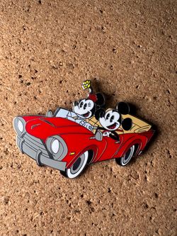 2024 Mickey and Minnie Driving In Car - Shorts Style - Disney Pin