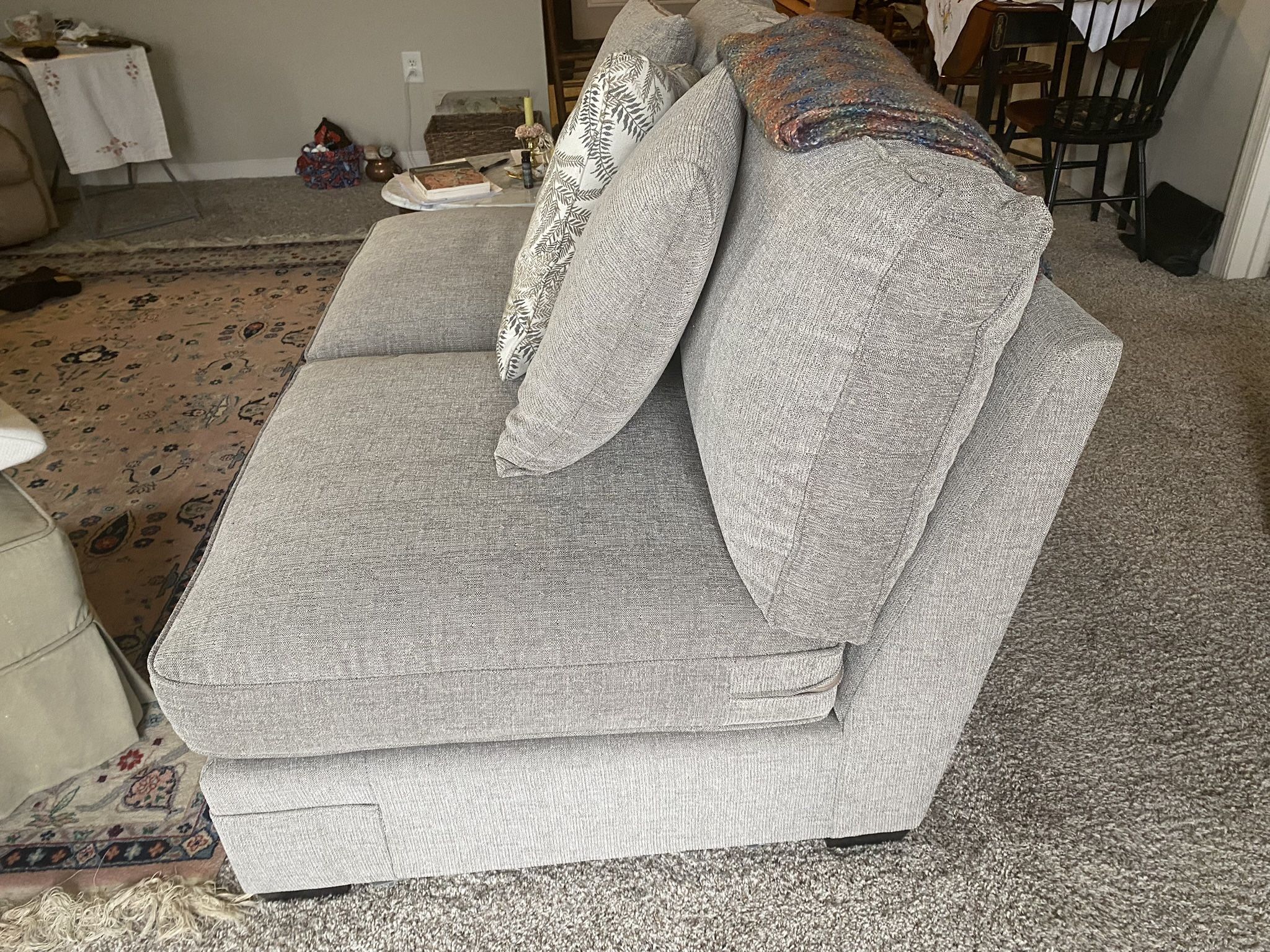 Large Bernhardt Armless Sofa