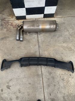 BMW rear Bumper Diffuser 