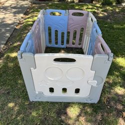 Baby Joy Playpen/ Wall 9 Panels About 148” Long