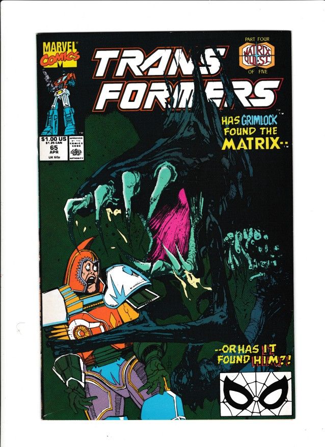 THE TRANSFORMERS #65 (1990) BILL SIENKIEWICZ | DIRECT | COPPER AGE | LOW PRINT