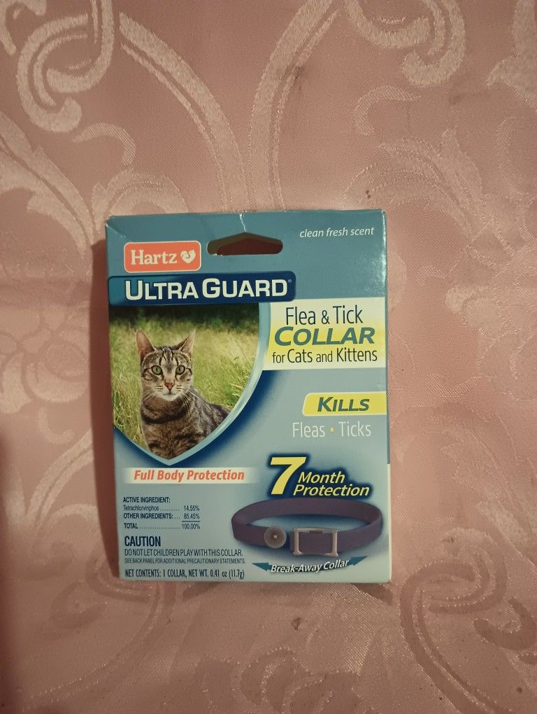 Hertz Ultra Guard Flea And Tick Collar For Kittens And Cats
