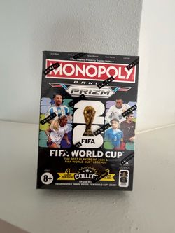 2026 Monopoly Panini Prizm: FIFA World Cup Trading Cards Booster Box
