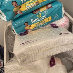 Pampers Swaddlers And Parents Choice Unopened